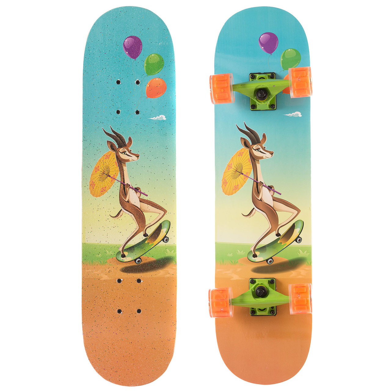 

Скейтборд Skateboard Summer Sprinter SK-1248-1 Blue-Orange-Green