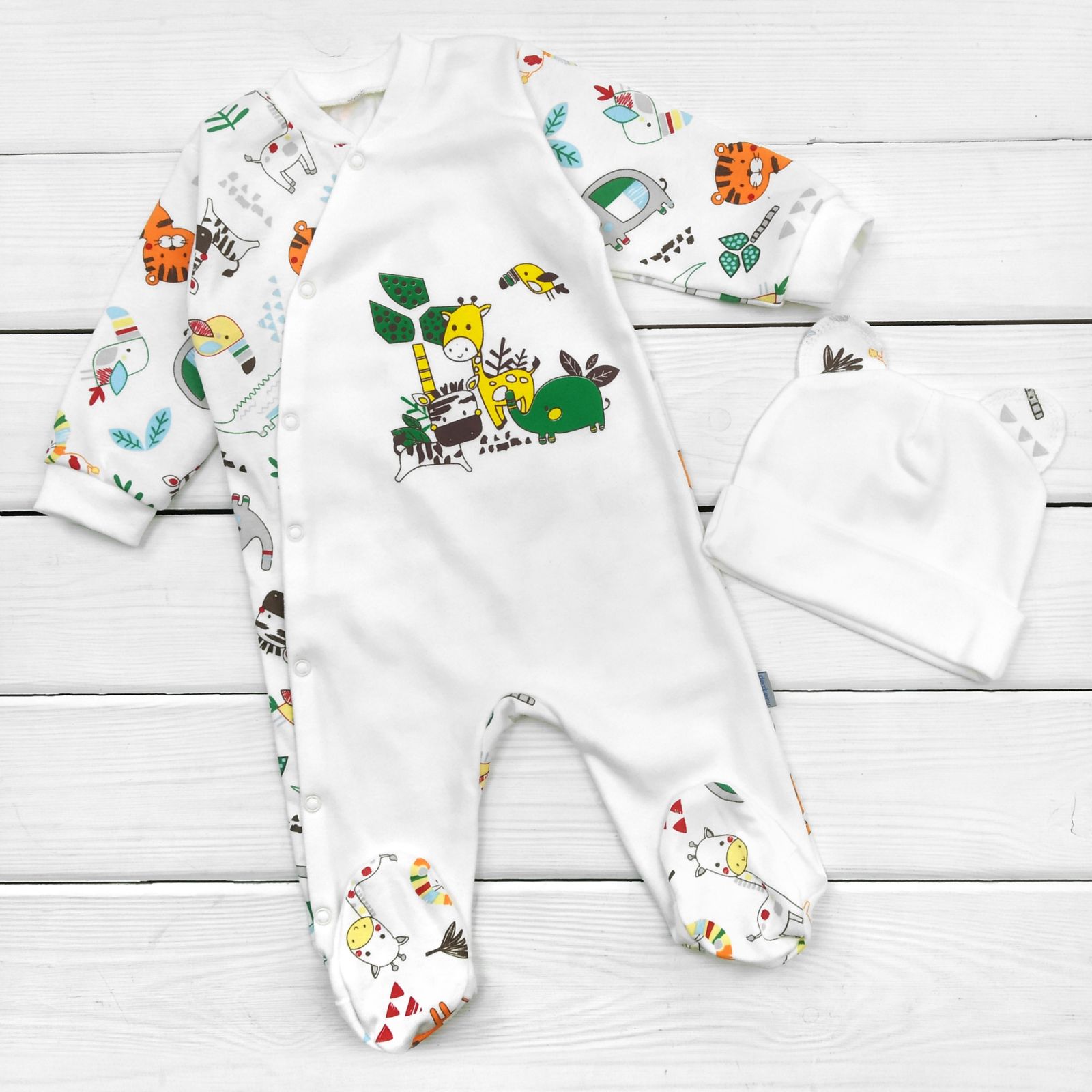 

Человечек с шапочкой Dexter`s happy savanna с закрытыми ножками 74 см белый;разноцветный