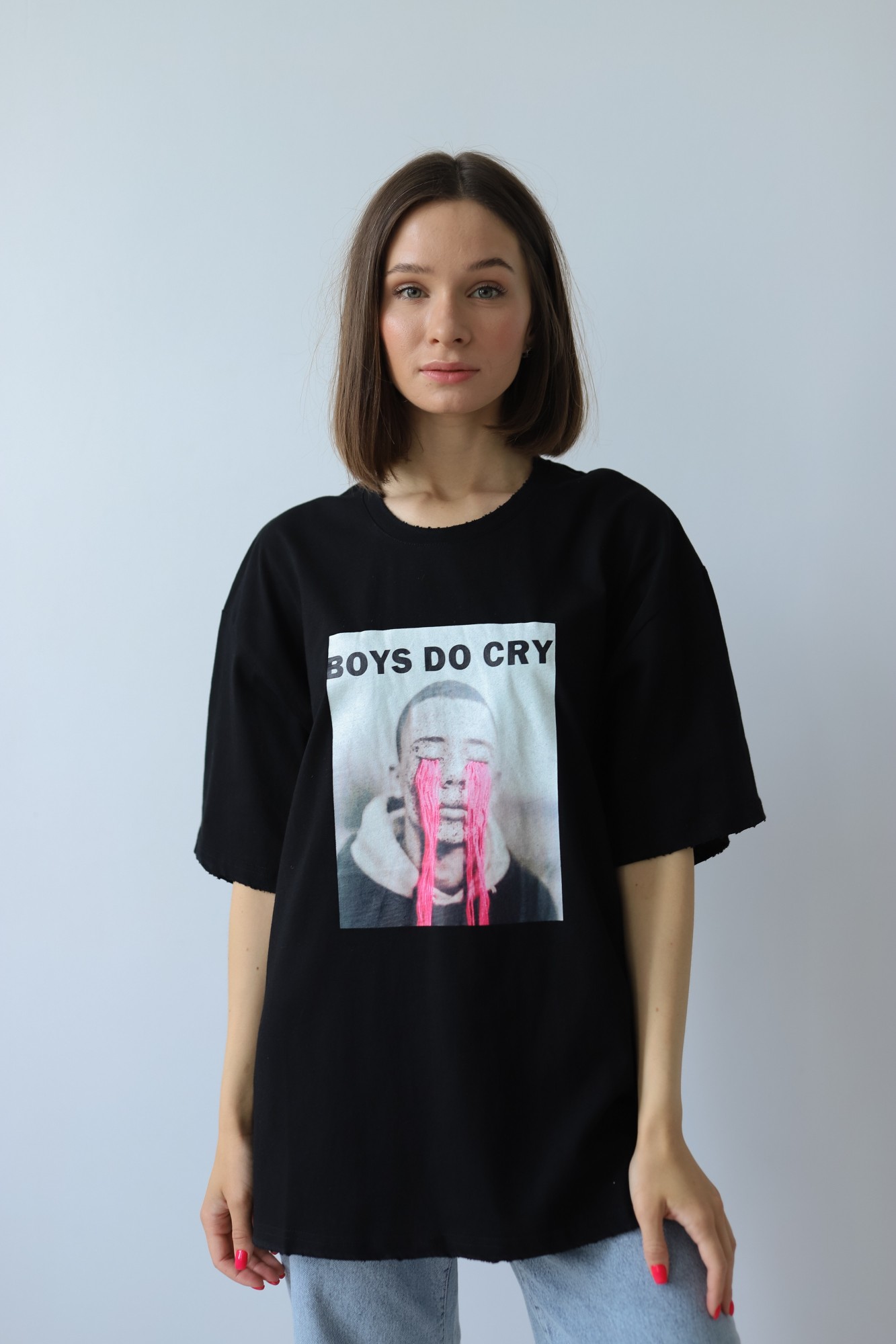 

Футболка HYK Cry ONE SIZE Чёрная