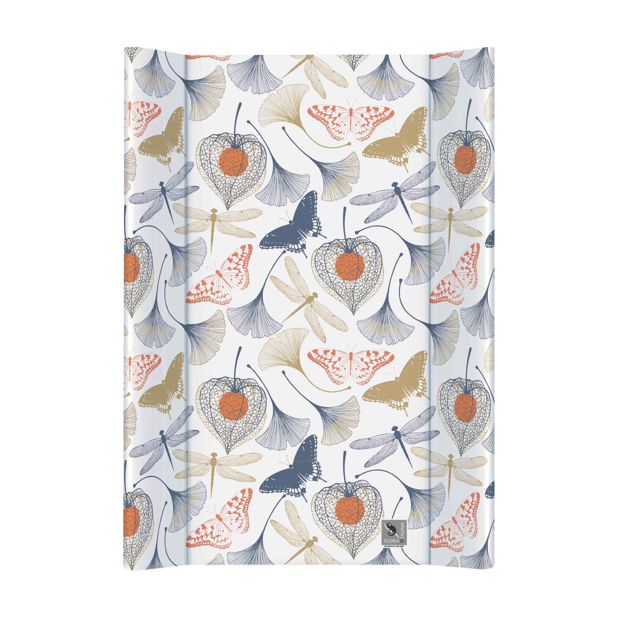 

Пеленальная доска для новорожденных на кроватку Cebababy Flora & Fauna Gingo 50x70 см., разноцветная