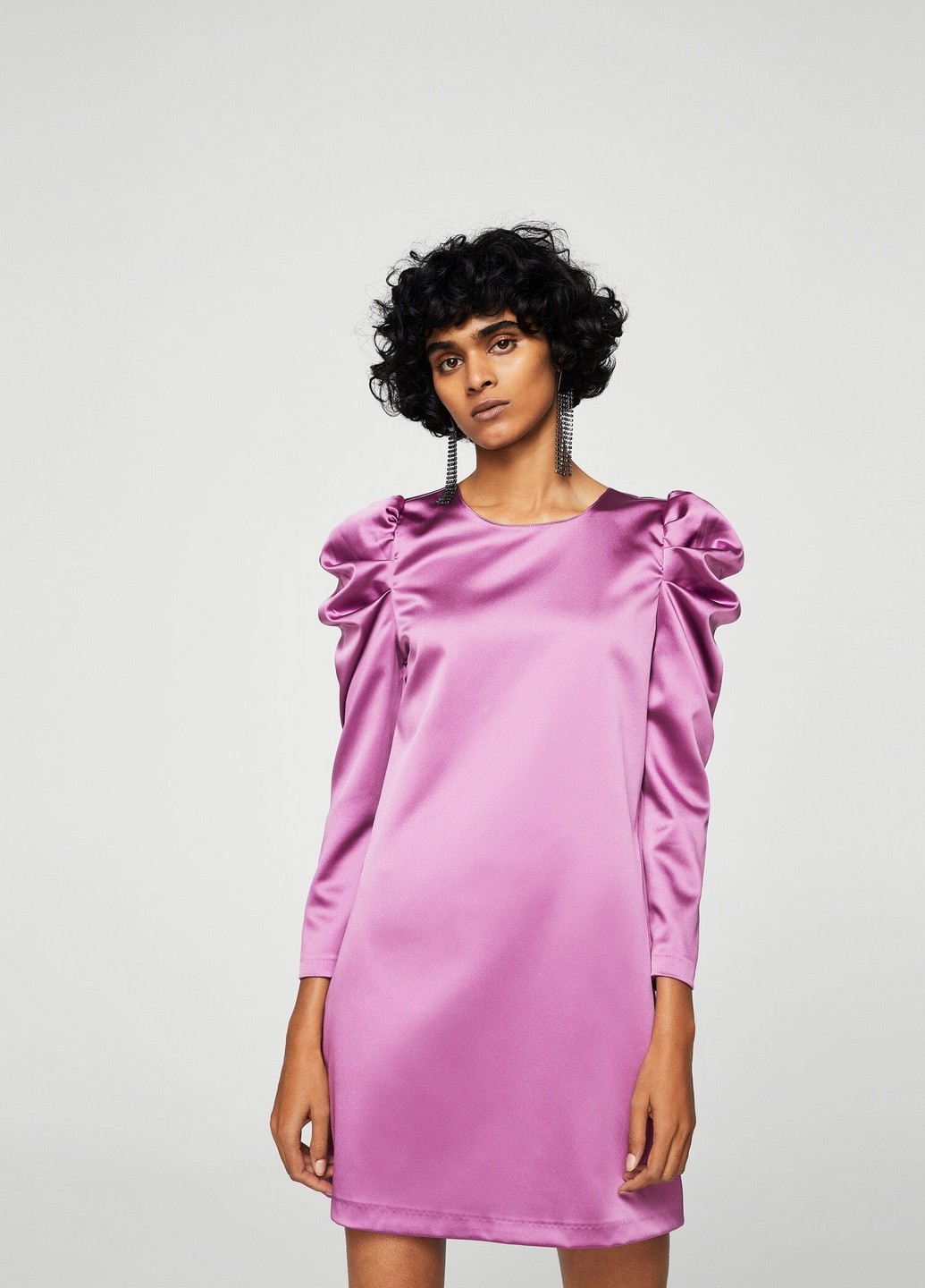 

Платье Mango XS Фиолетовый 14009078_01
