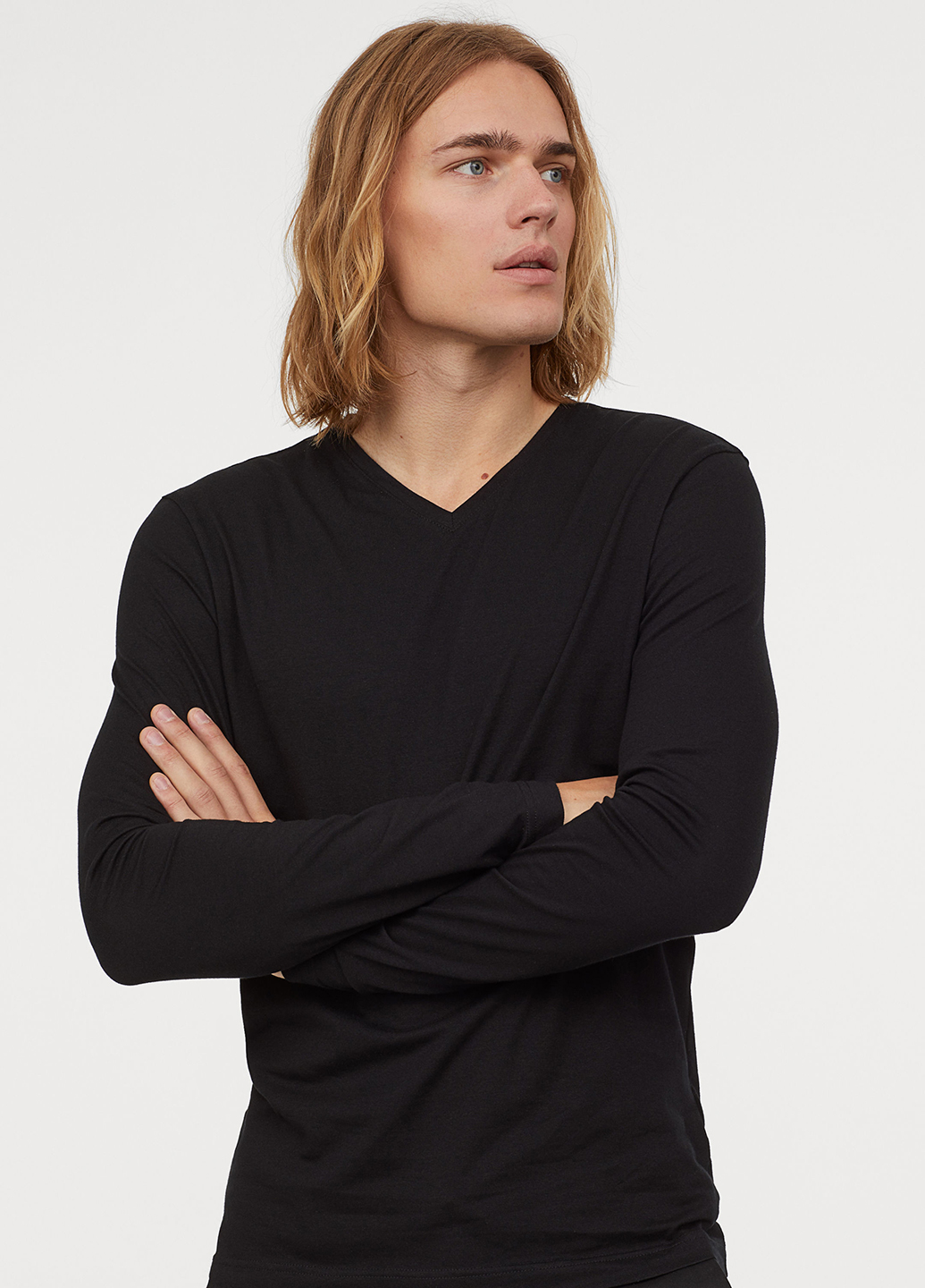 

Лонгслив H&M XS Черный 0696820_черн.