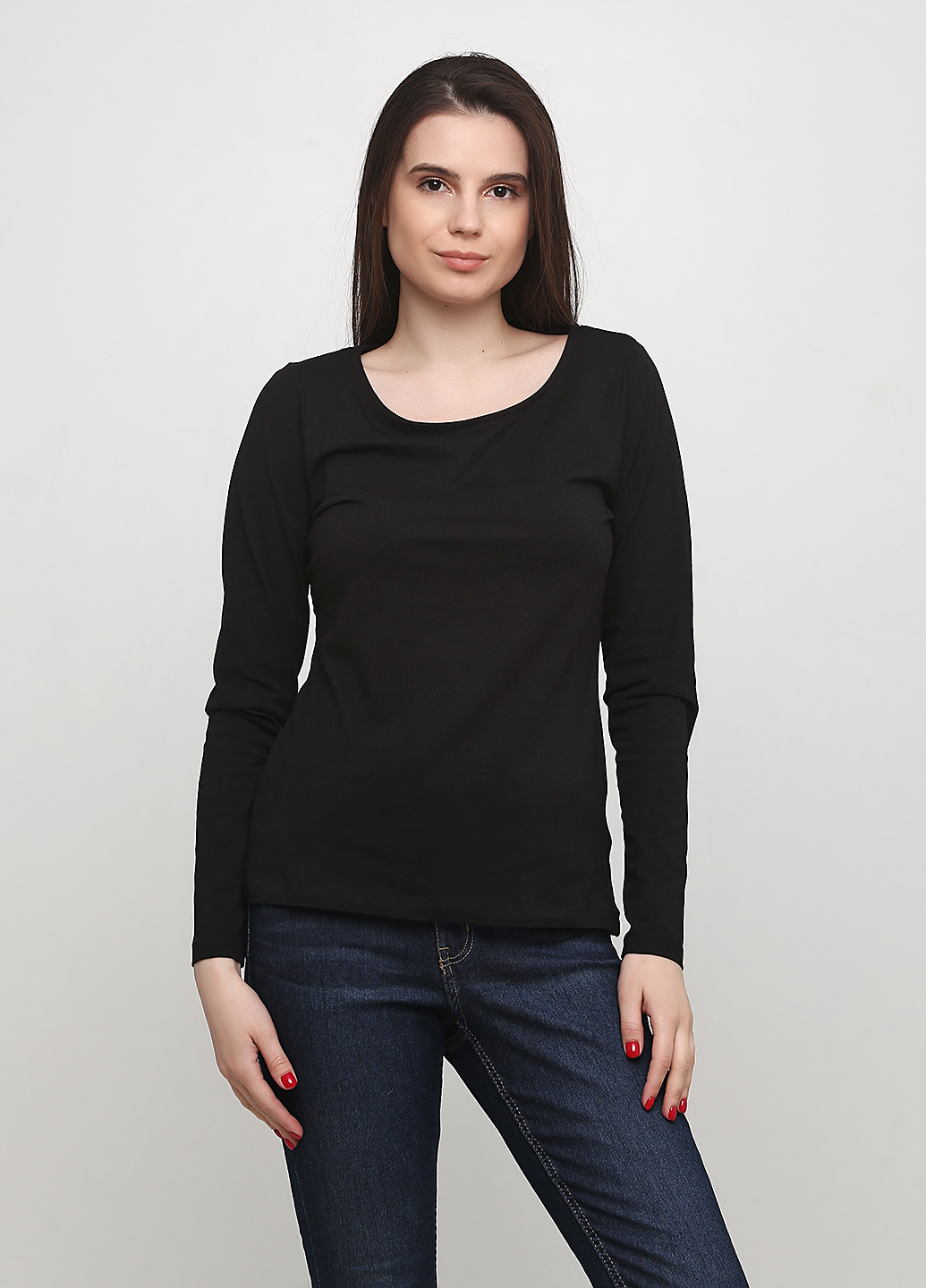 

Лонгслив H&M L Черный 0460169_01