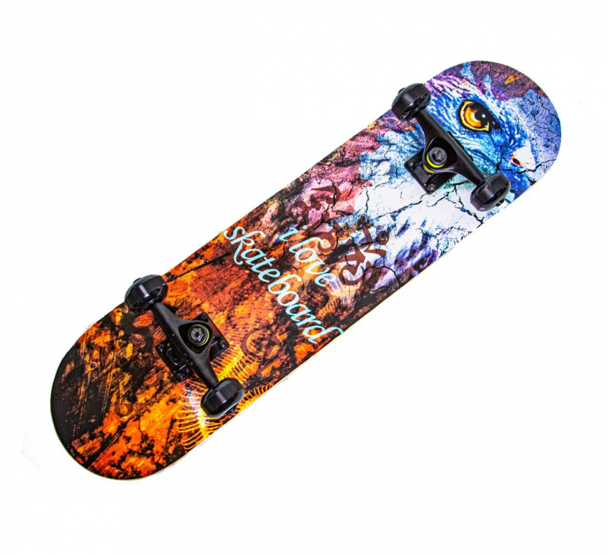 

Скейтборд Scale Sports деревянный с рисунком 31", "I Love Skate 2 New "