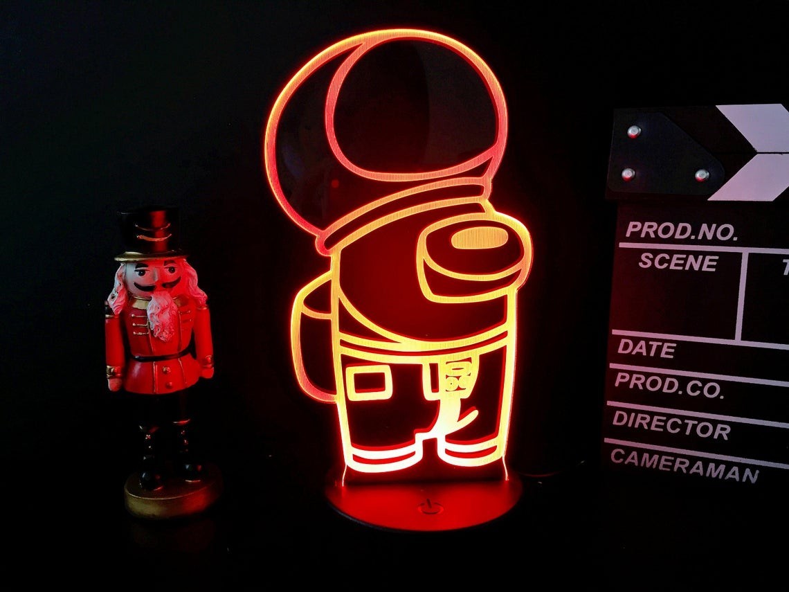 

Настольный светильник-ночник Амонг Ас Among Us 3D Lamp 16 Цветов USB (5060)