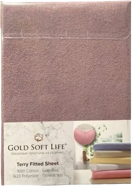 

Простынь махровая на резинке Gold Soft Life Terry Fitted Sheet 90х200 фиолетовая (ts-02433)