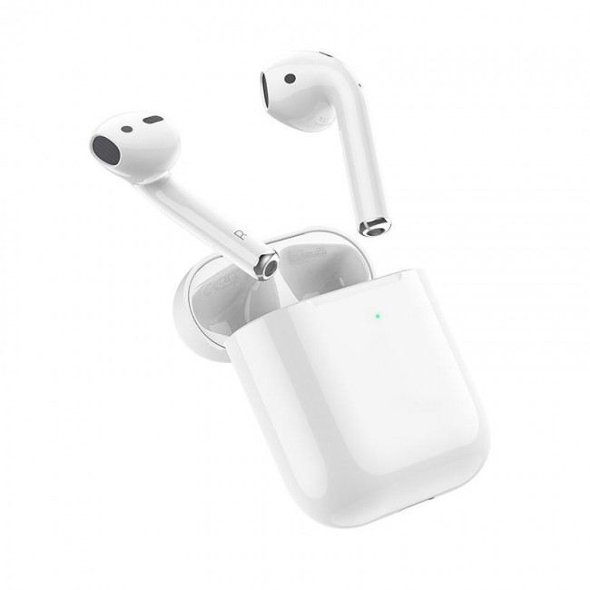 

Беспроводные Bluetooth наушники с зарядным кейсом Hoco DES03 TWS Белые