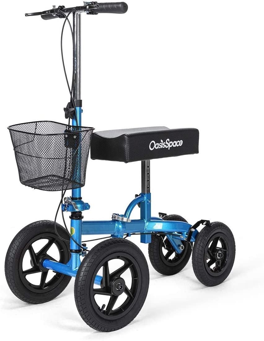 

Медицинский реабилитационный коленный скутер самокат OasisSpace All Terrain Knee Scooter