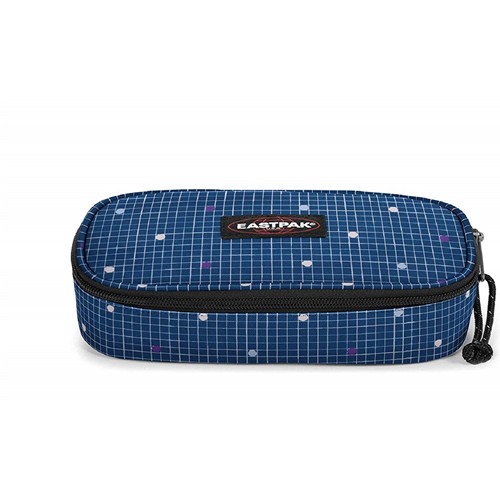 

Пенал Eastpak Oval Single Little Grid, 9x22x5 см, синий (EK71789X)