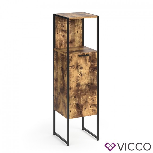 

Шкафчик для ванной лофт Vicco Fyrk