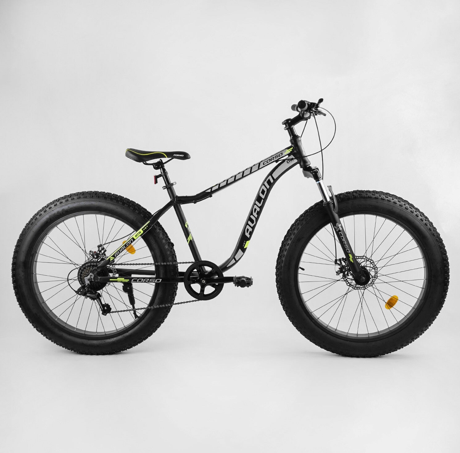 

Велосипед Corso Avalon Fatbike 26" Black (27005)