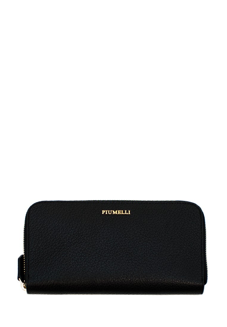 

Кошелек кожаный Wallet L black Piumelli
