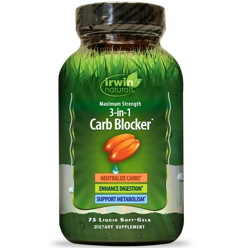 

Жиросжигатель Irwin Naturals 3-in-1 Carb Blocker 75 капсул (4384303573)