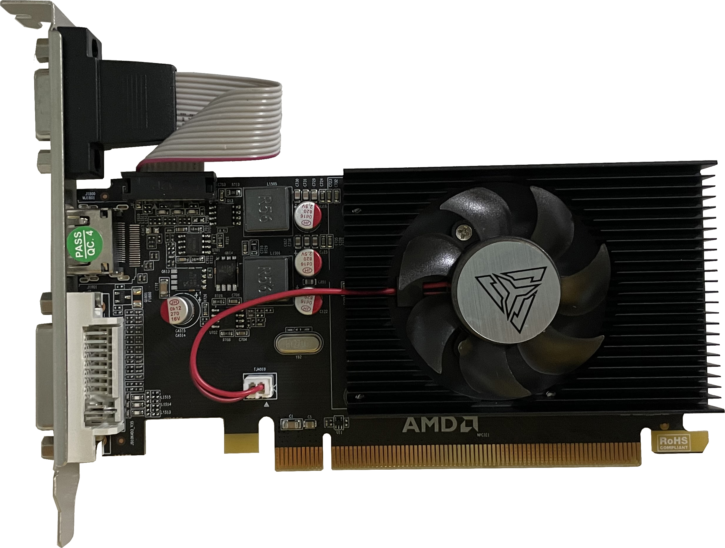 

Arktek PCI-Ex Radeon HD 5450 1GB DDR3 (64bit) (650/1066) (DVI, VGA, HDMI) (AKA5450D3S1GL1)