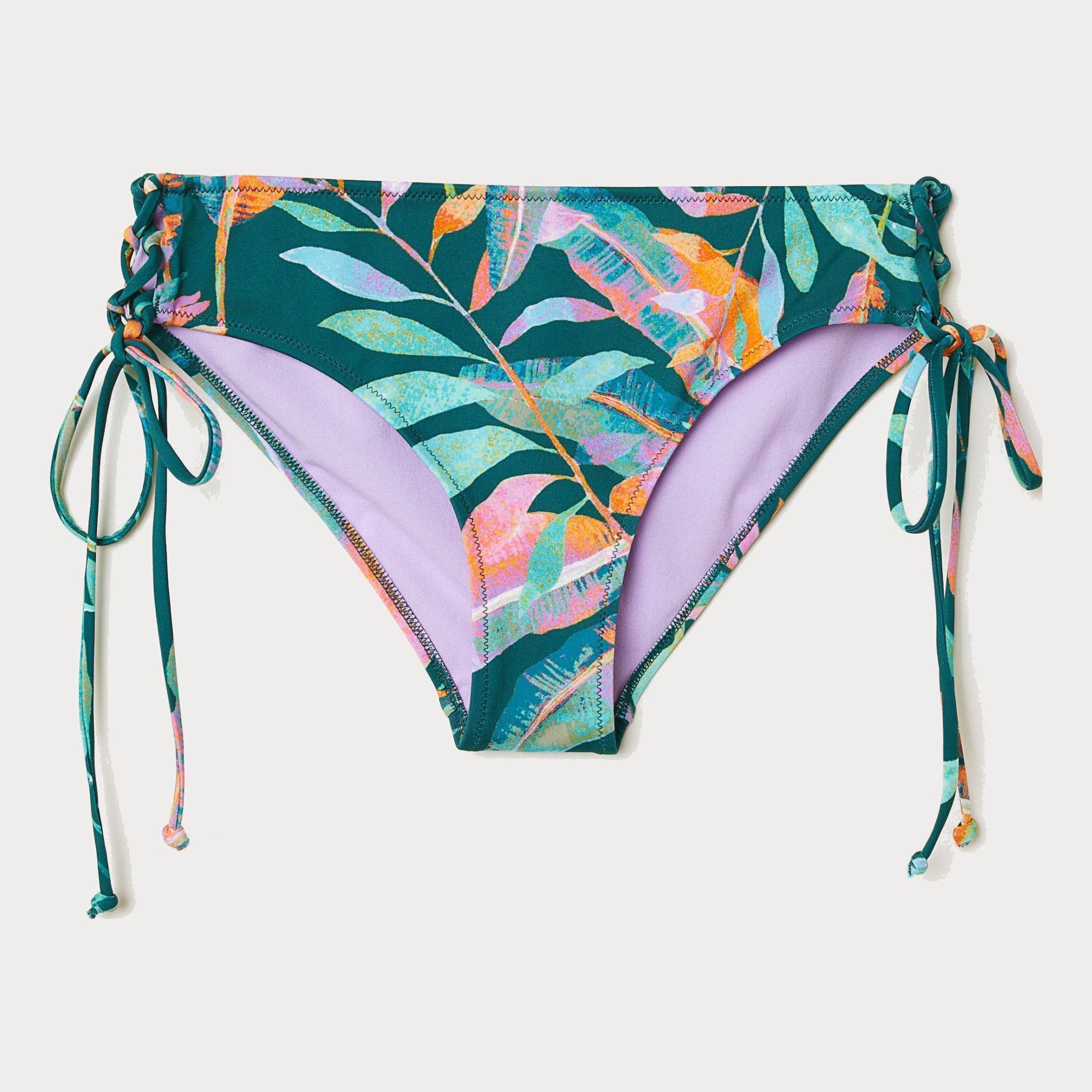 

Нижняя часть купальника H&M 6159417-AANP 38 Зеленая в цветные узоры