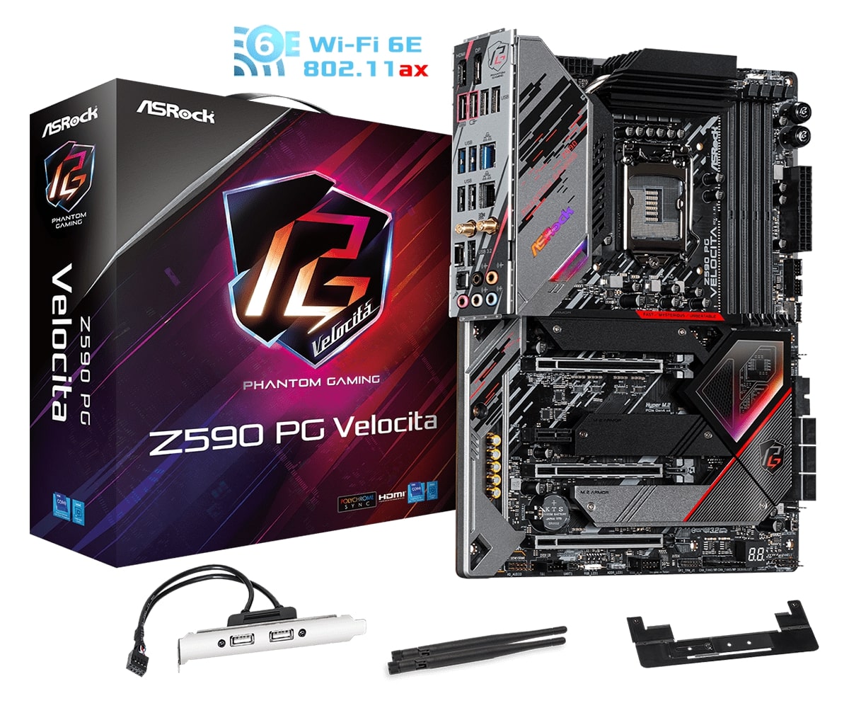

Материнская плата ASRock Z590 PG Velocita Socket 1200