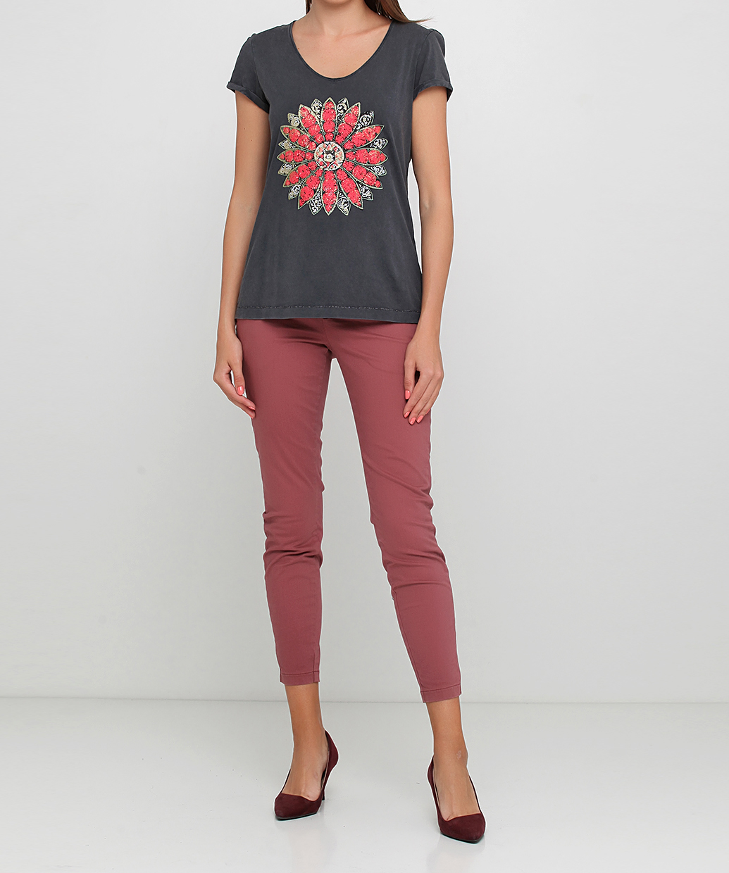 

Брюки MOS MOSH SIENNA-WILD GINGER  розовый, Брюки MOS MOSH SIENNA-WILD GINGER 27 розовый