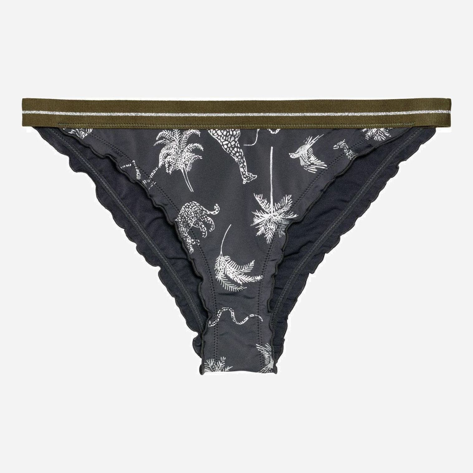 

Нижняя часть купальника H&M 6000447-AATN 42 Серая в узоры