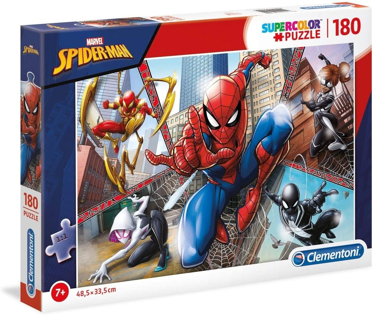 

Пазл Clementoni Spider-man Людина-павук 180 шт. (29302) (B07MY379P5)