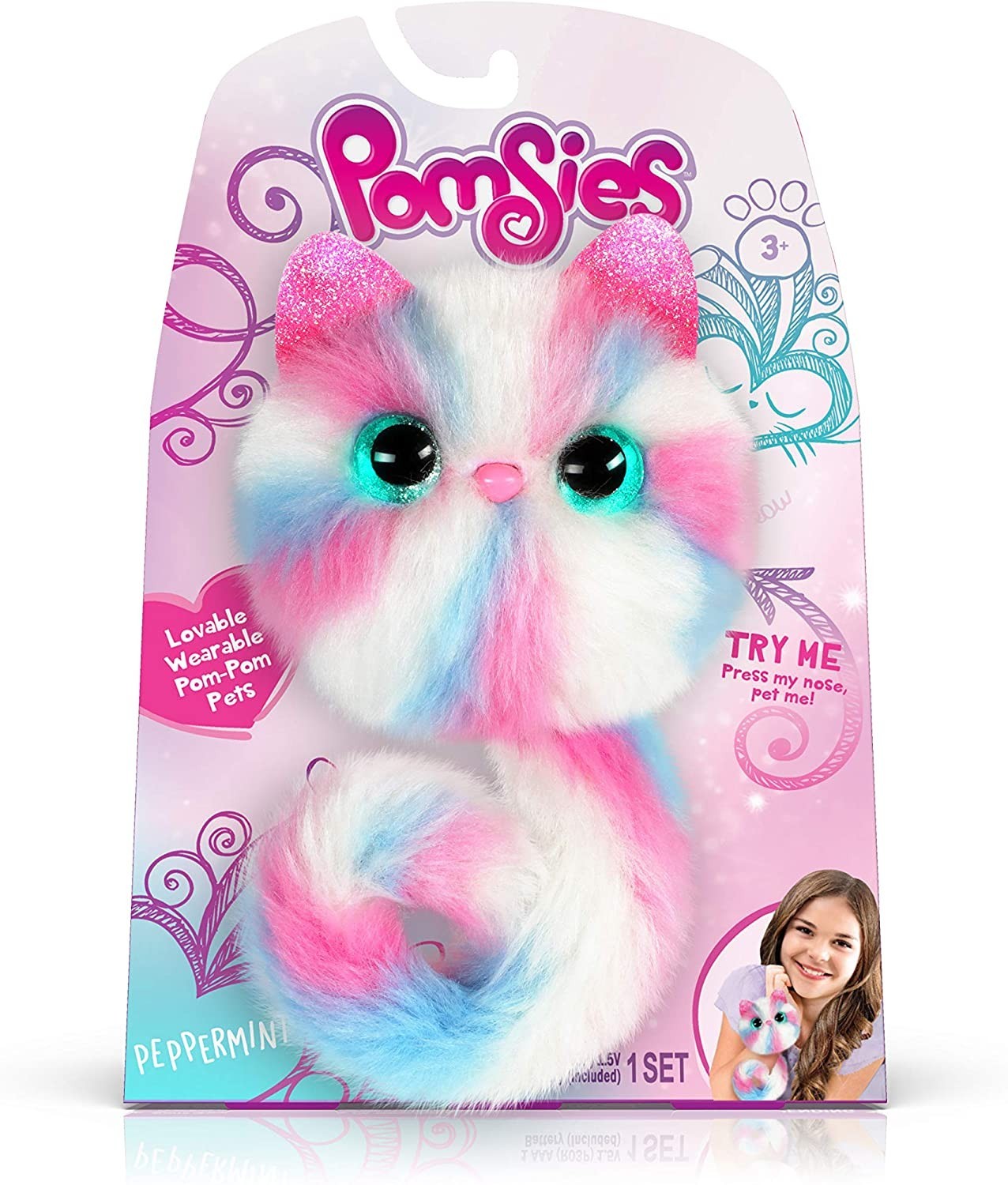 

Интерактивная игрушка Skyrocket Pomsies Plush Interactive Toys, S4 Peppermi (2211)