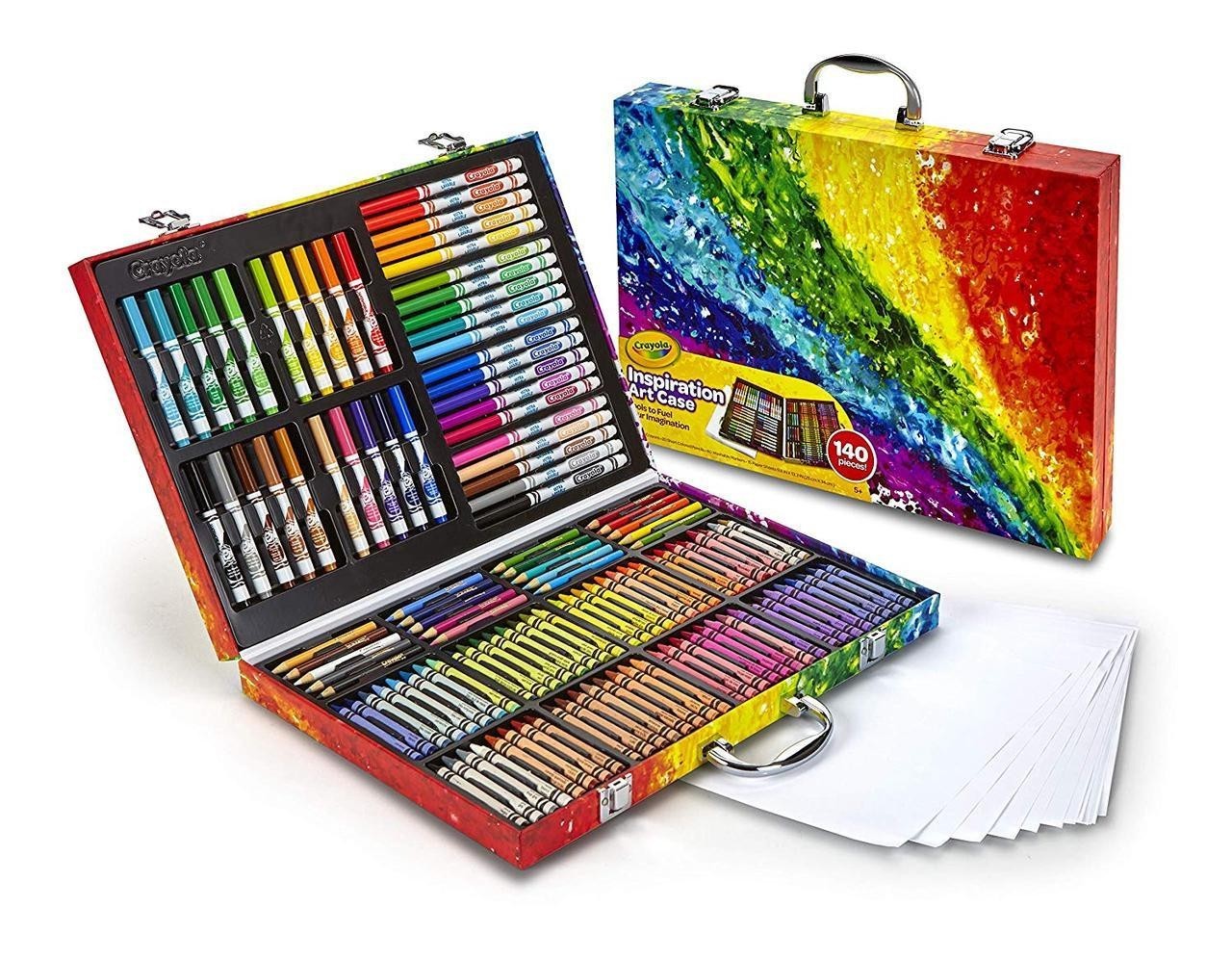 

Арт кейс Crayola, Rainbow Inspiration Art Case 140 Count Art Set Набір для малювання (04-2532) (B00CI6J5JQ)