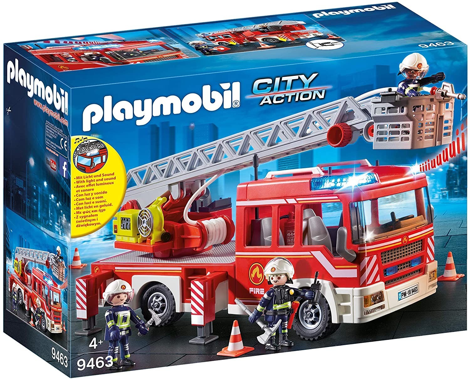

Конструктор Playmobil City Аction Fire Ladder Unit Пожежна машина (9466) (B079MQD3G6)