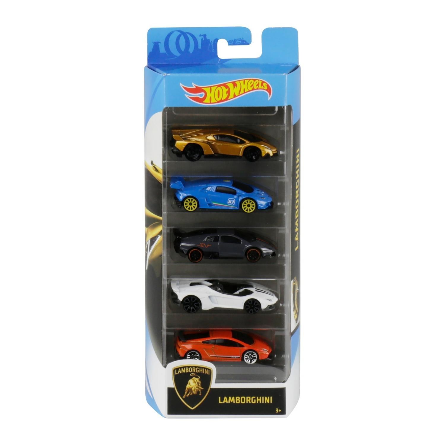 

Подарочный набор Hot Wheels Lamborghini 5-Pack 1:64 (GHP62) (01806)