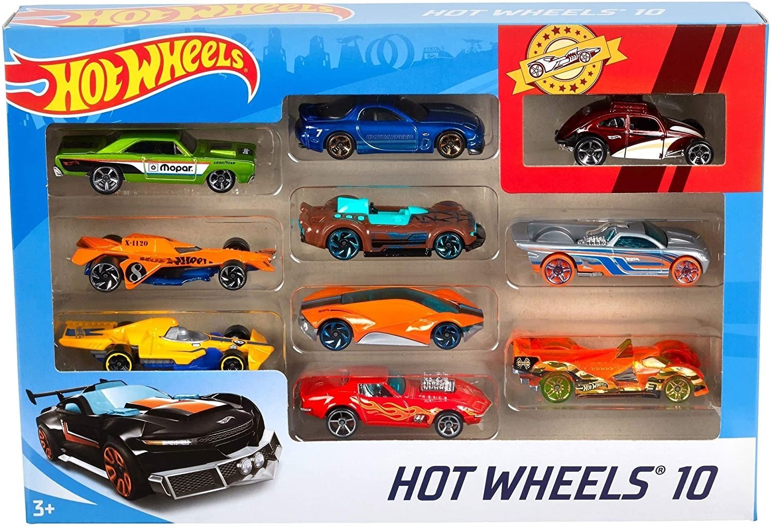 

Подарочный набор машинок Hot Wheels 10-Pack 1:64 (54886)