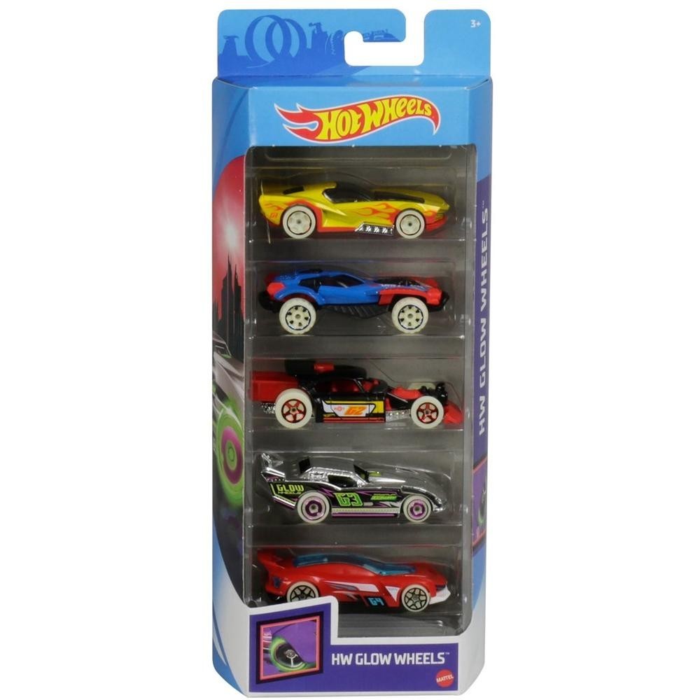 

Подарочный набор Hot Wheels HW Glow Wheels 1:64 (GHP65) (01806)