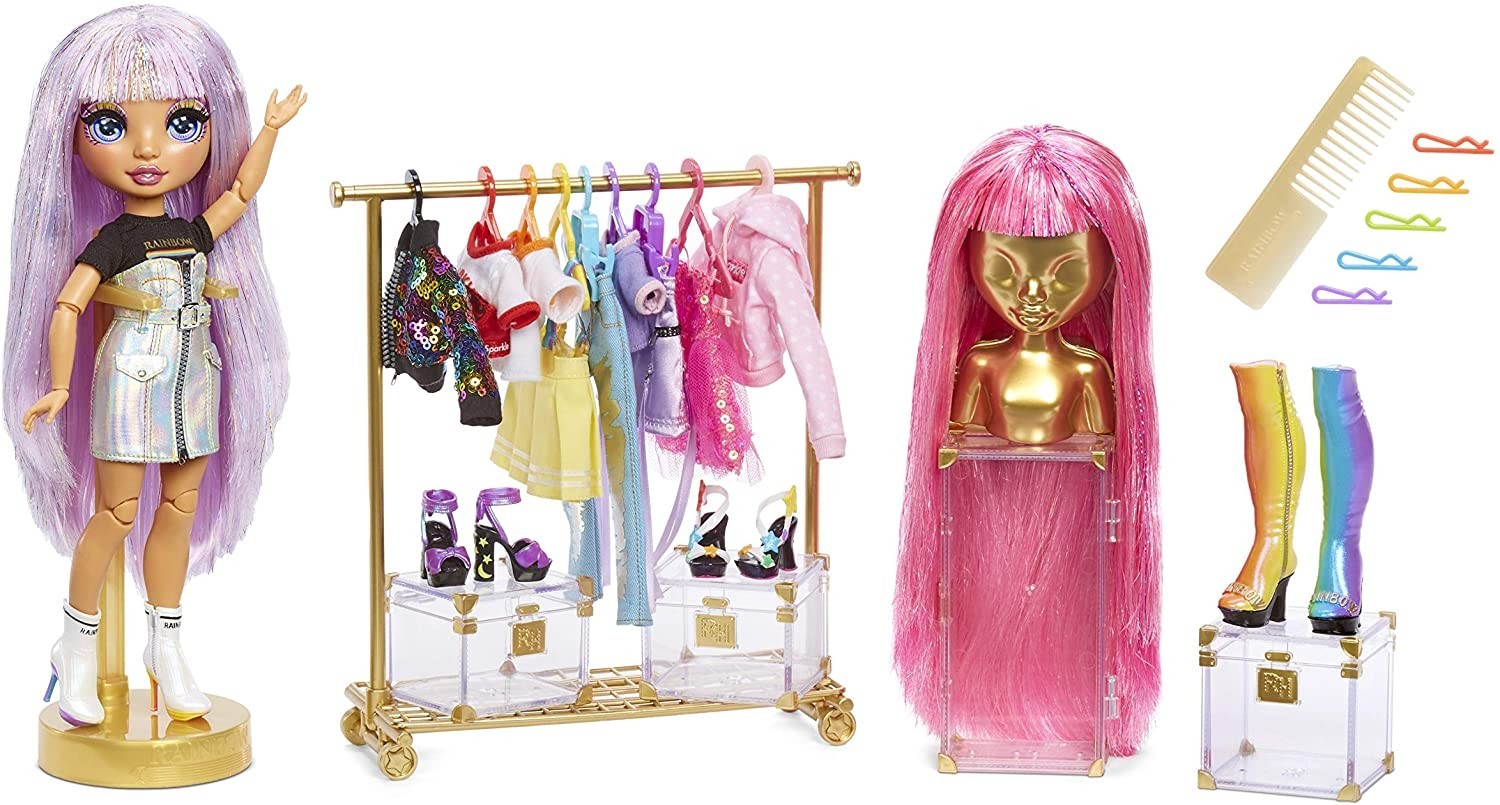 

Игровой набор с шарнирной куклой Rainbow High Avery Styles Эйвери Студия высокой моды (571049E7C)