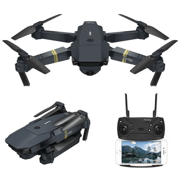 

Квадрокоптер Eachine E58 с 2МП HD Wi-Fi камерой, FPV, барометром, до 10 минут полета (k097)