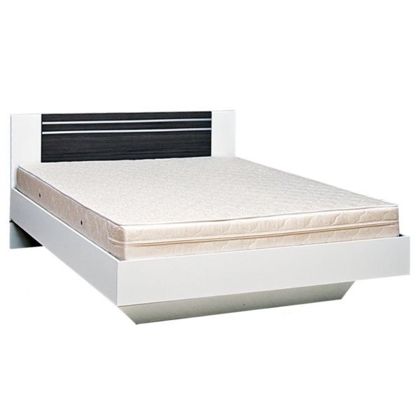 

Кровать полуторная из ДСП Круиз 140х200 белый/дакар Свiт меблiв с ламелевым каркасом