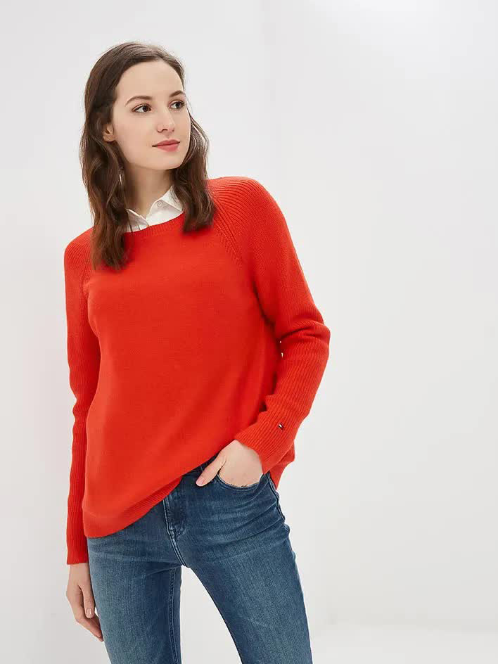 

Джемпер Tommy Hilfiger WW0WW22775 M Алый