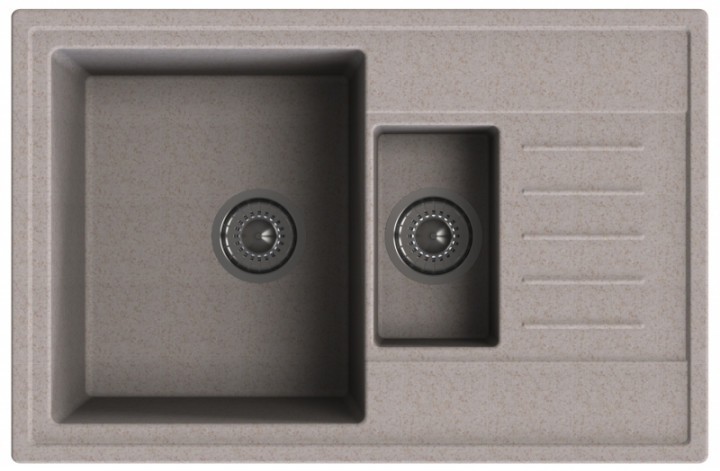 

Кухонная мойка Metalac X Granit Quadro Plus 1.5 D Бежевая (158551)
