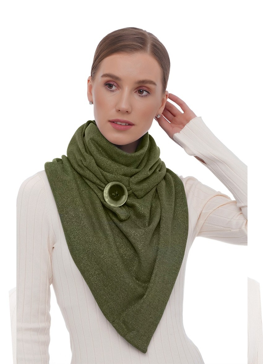 

Шарф "Эдинбург" женский большой MyScarf теплый зеленый