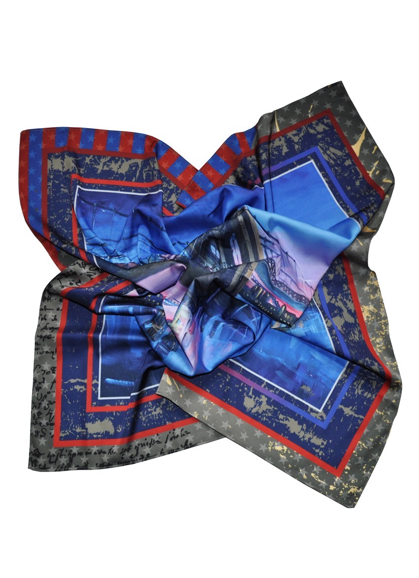 

Платок дизайнерский MyScarf "закат в Нью-Йорке"