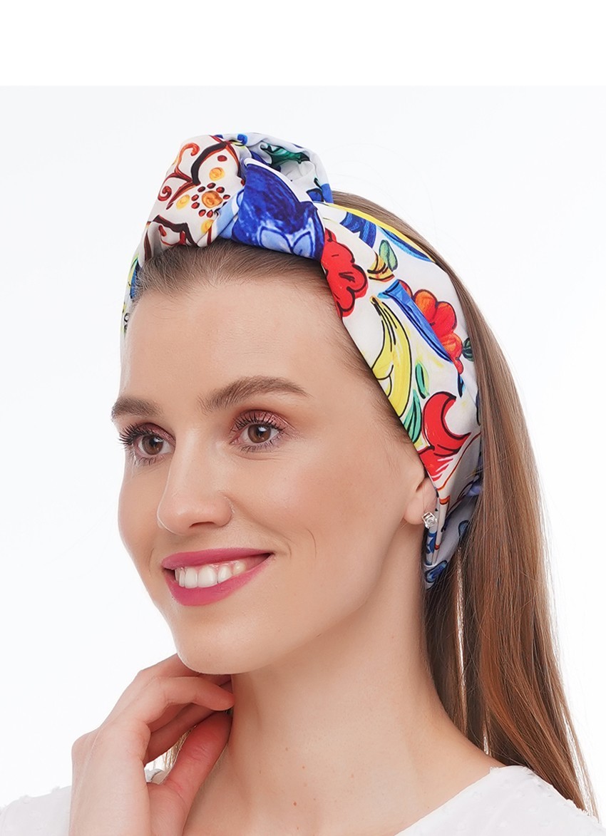 

Тюрбан MyScarf летний  Расписной, Тюрбан MyScarf летний one size Расписной