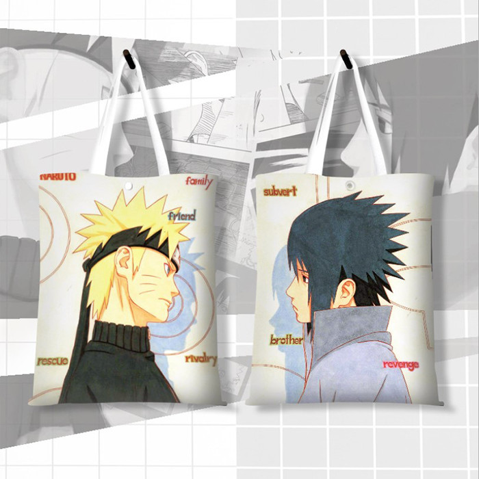 

Экосумка шоппер Наруто и Саске - Naruto