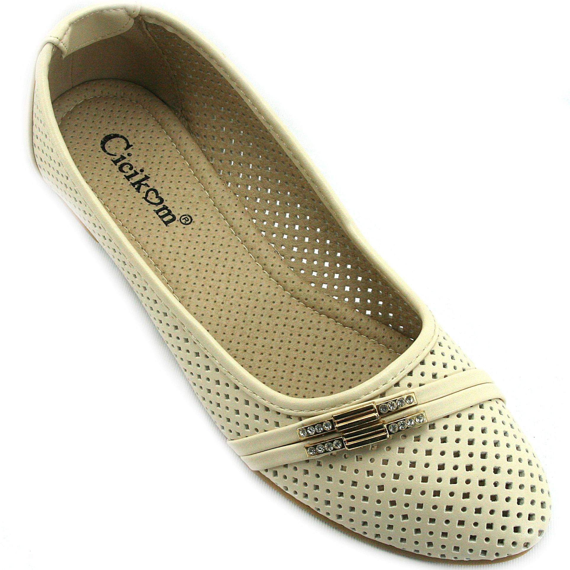 

Женские балетки Cicikom 17 003-3 41 бежевые