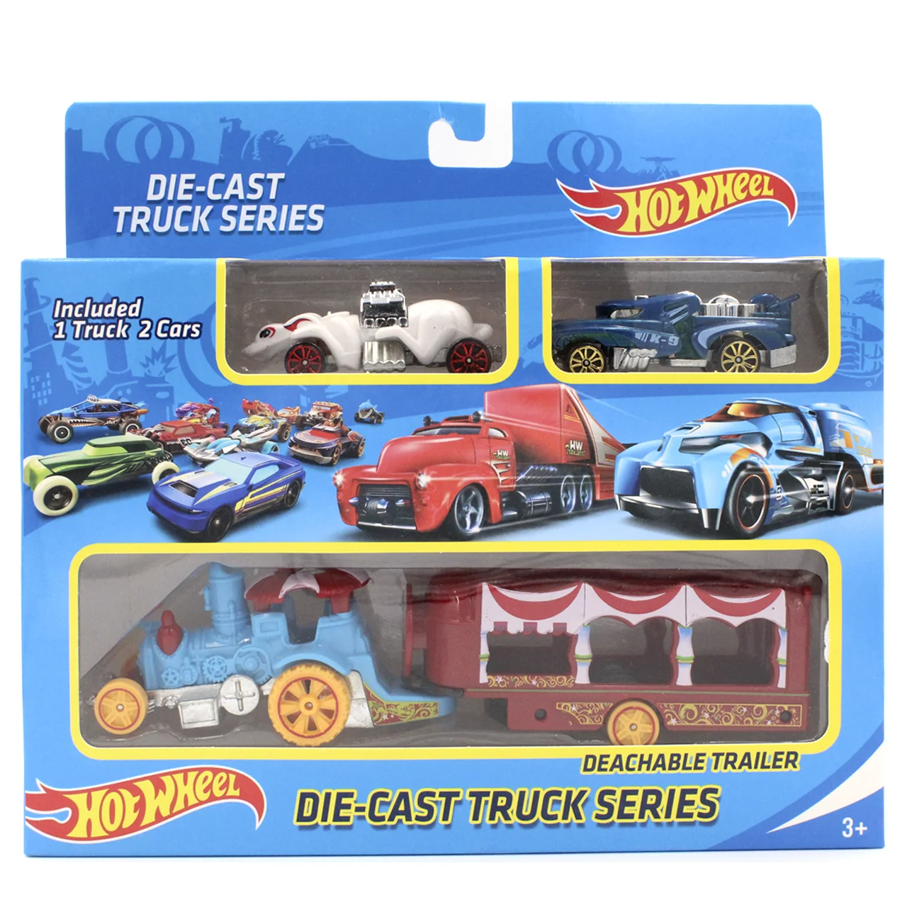 

Модель трейлер c машинками Hot Wheels