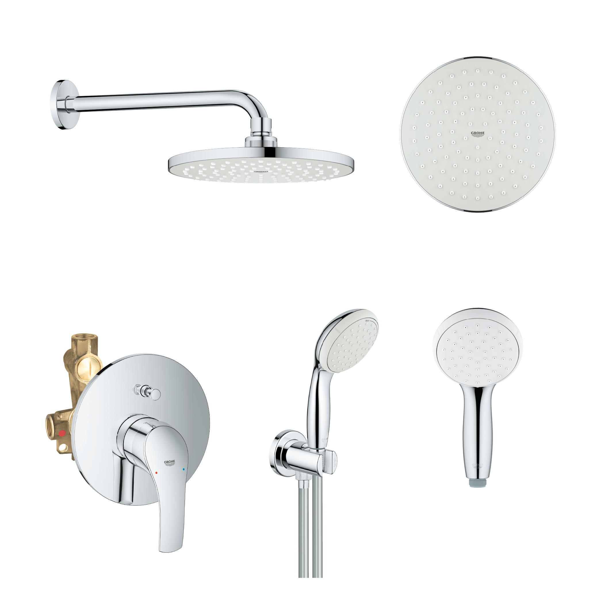 

Душевая система скрытого монтажа GROHE Eurosmart 25183004