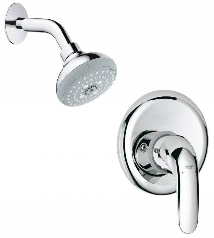 

Душевой комплект скрытого монтажа GROHE Euroeco New 26000004 (32742000+26088000)
