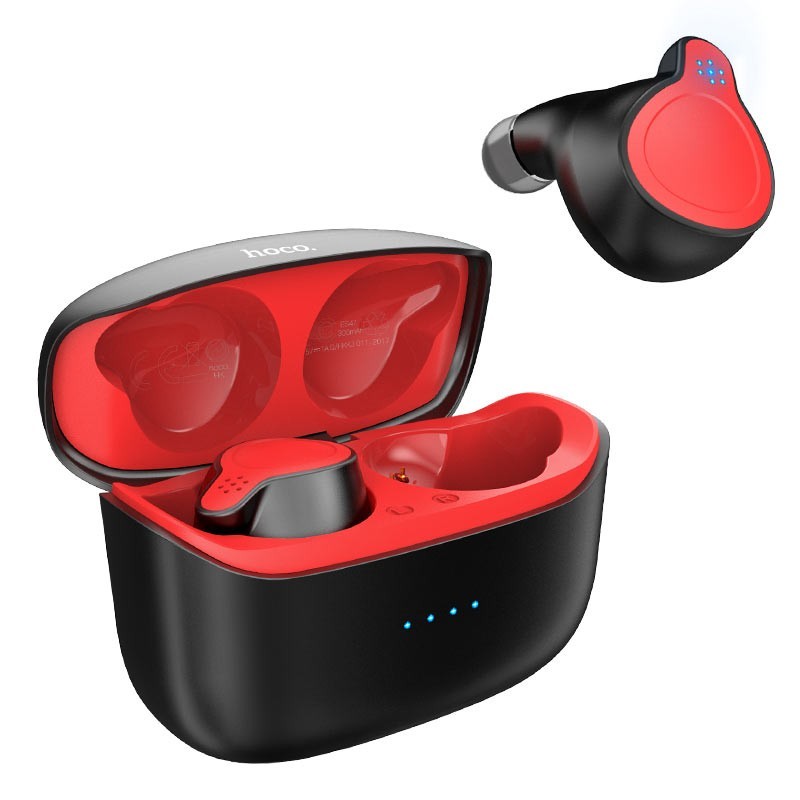 

Наушники Hoco TWS wireless BT headset Hi-Res ES47 для iPhone/Android black-red