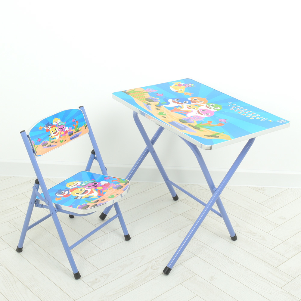 

Столик со стульчиком складной Bambi A19-SHARK Blue (A19-SHARK)