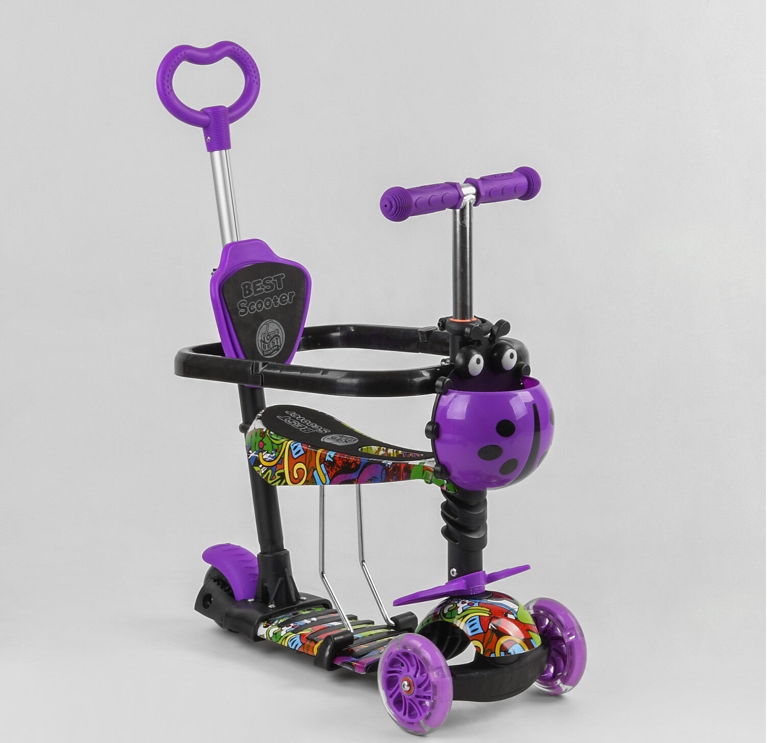 

Самокат 5 в 1 Best Scooter 6305 Purple (6305)