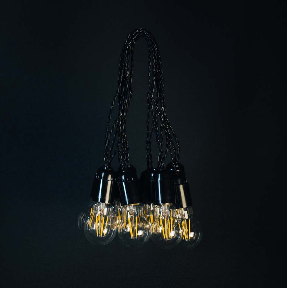 

Ретро гирлянда из ламп Soft Light 5 метров 10 ламп LED (Филаментые) с влагозащитой Черная (black01-4 )