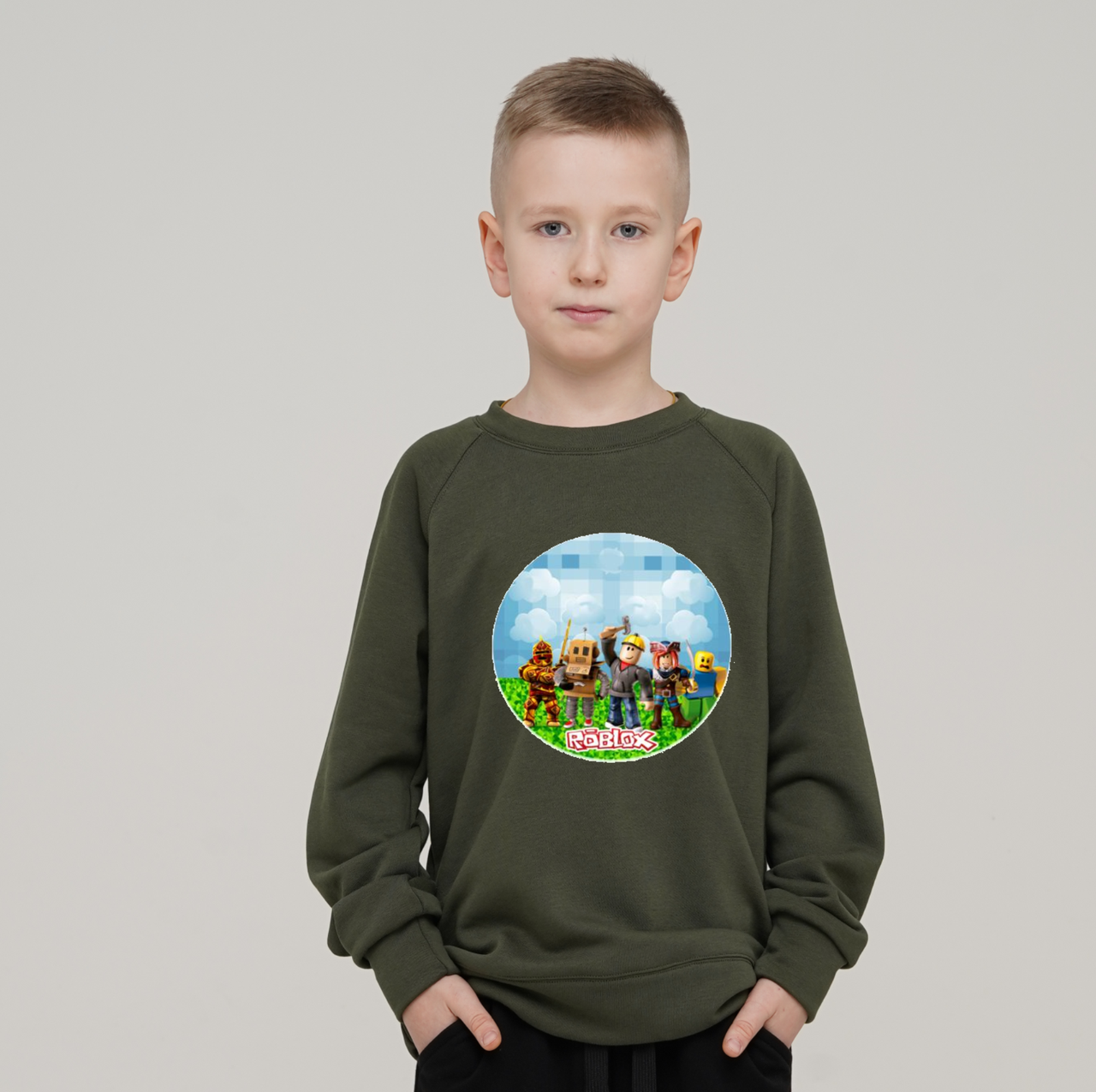 

Свитшот Демисезонный Роблокс Roblox Хаки Размер 158