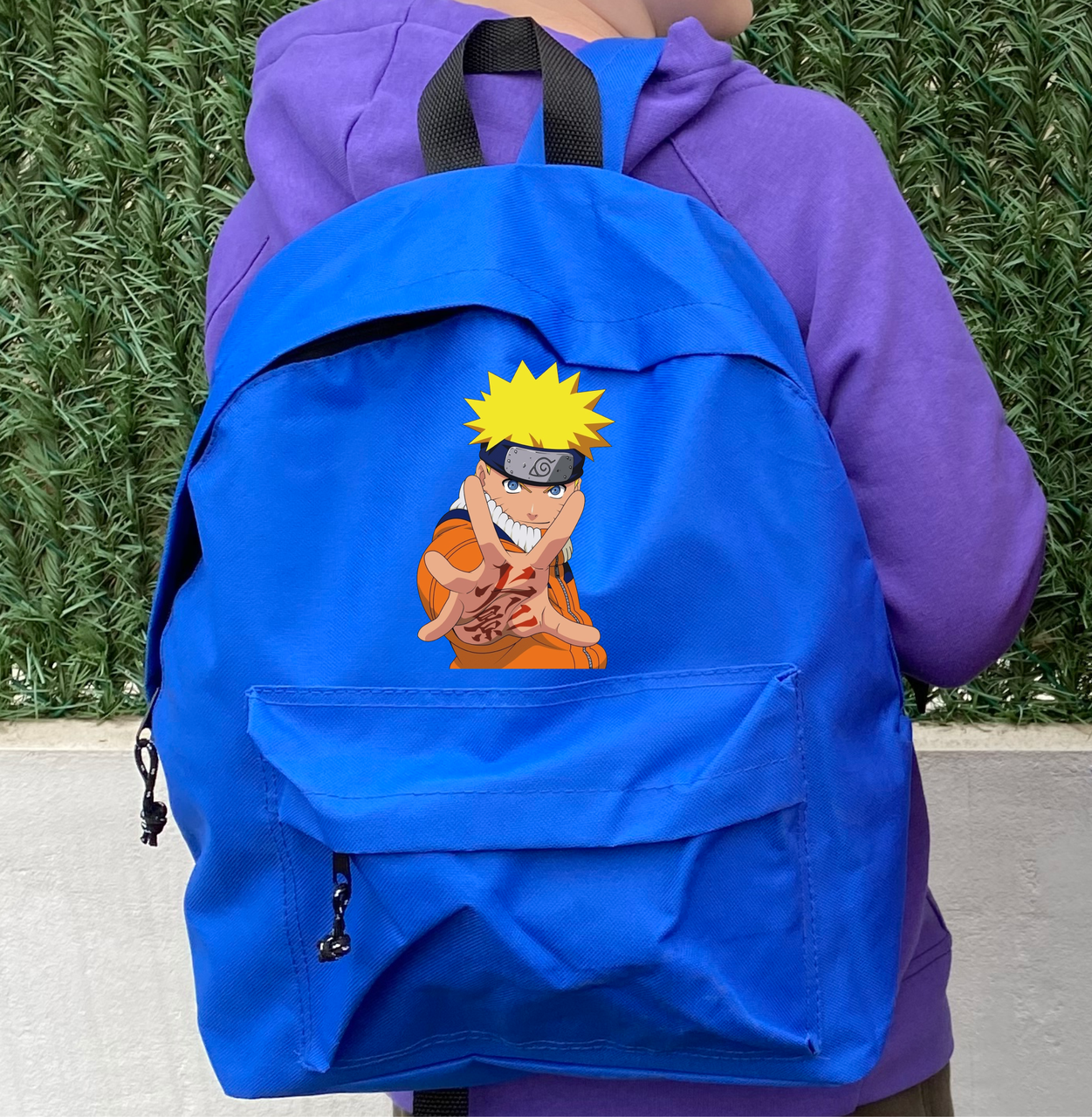 

Рюкзак Наруто Naruto Аниме Синий