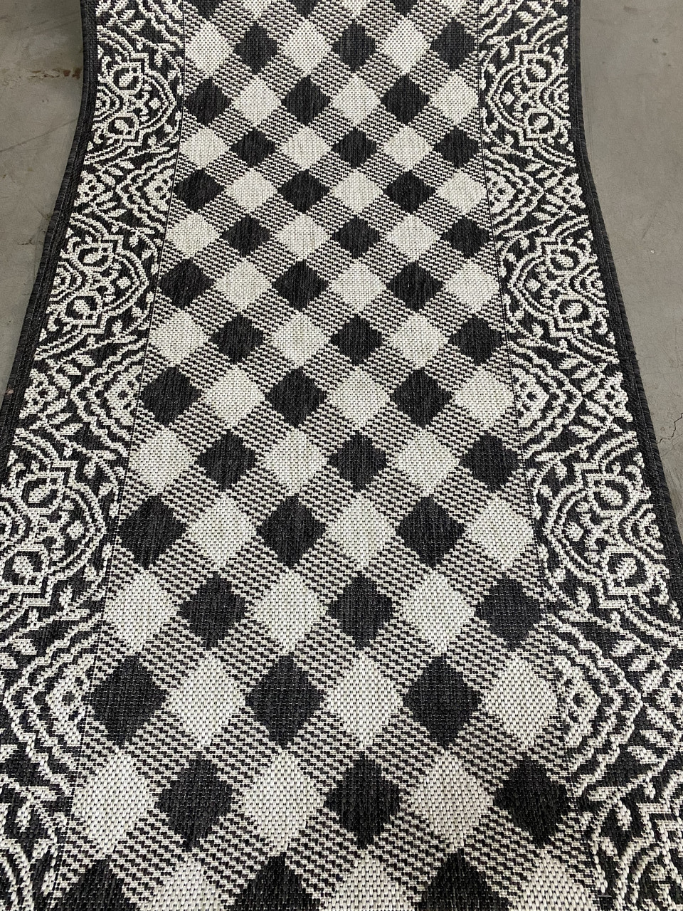 

Безворсовая Дорожка на резиновой основе Карат Flex 1.2 погонный метр Серый 19659/8012