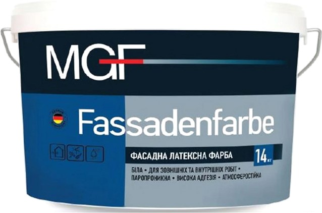 

Краска Fassadenfarbe M90 Краска фасадная латексная MGF 14 кг (700927)